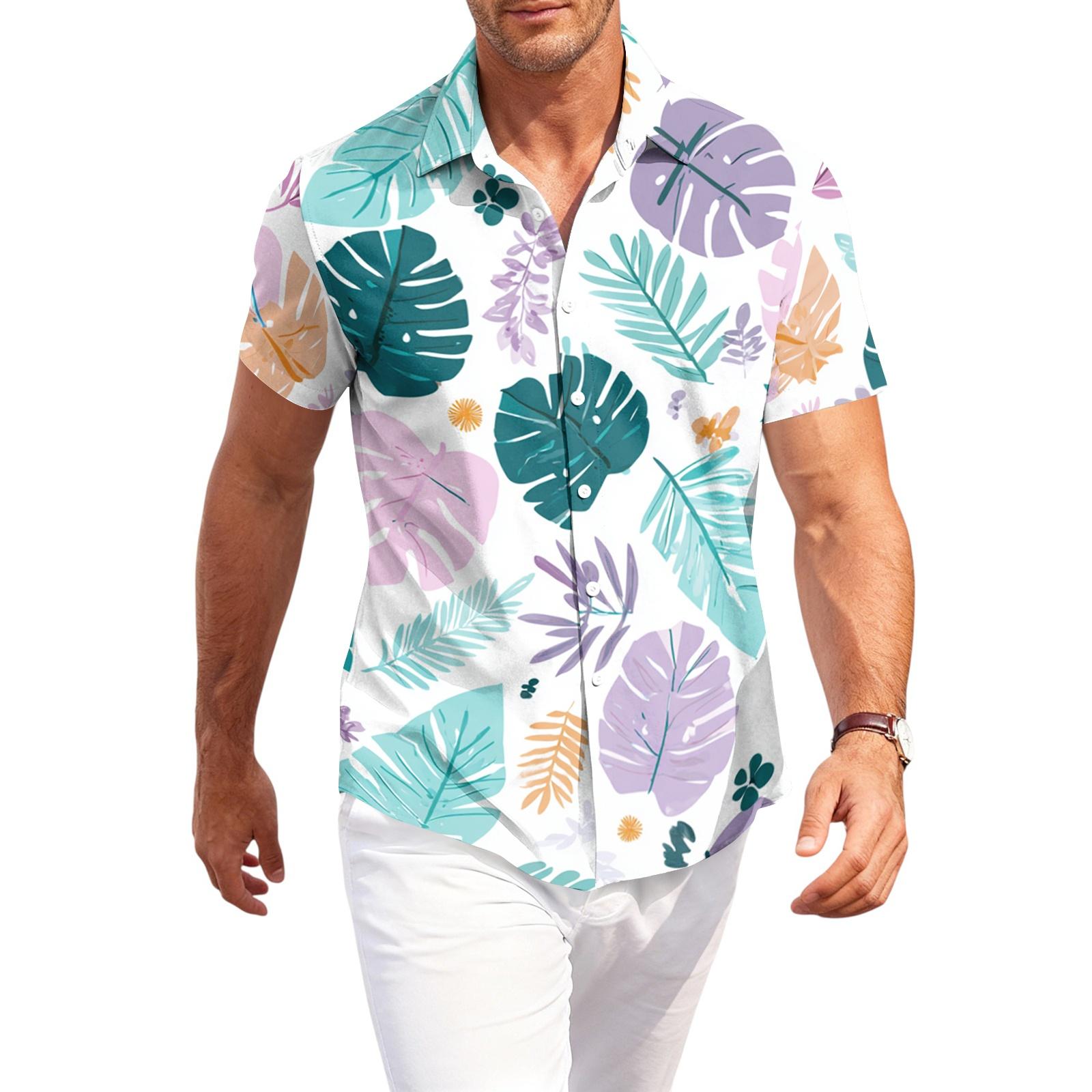 Men s Casual Loose Fit Hawaiian Print Short Sleeve Shirt Button Down Beach Vacation Shirt Lightweight Breathable Summer Top XXXL
Men s Casual Loose Fit Hawaiian Print Short Sleeve Shirt Button Down Beach Vacation Shirt Lightweight Breathable Summer Top XXXL