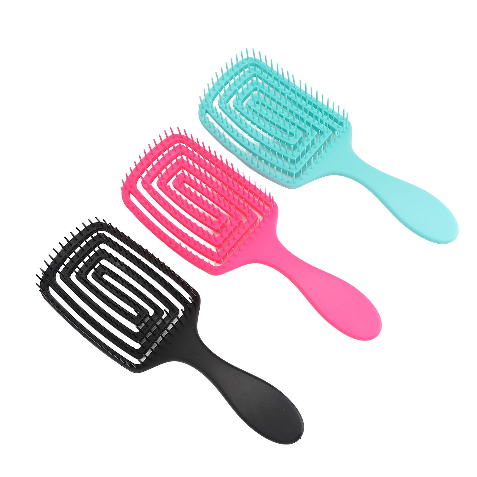 3pcs Hiar Detangling Curved Brush Hollow Out Dry Wet Use Hair Styling Comb for Home Salon
3pcs Hiar Detangling Curved Brush Hollow Out Dry Wet Use Hair Styling Comb for Home Salon