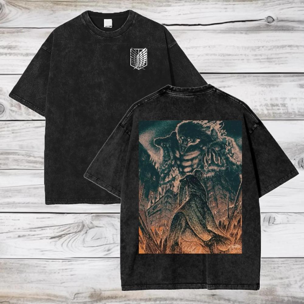Attack on Titan Levi Ackerman Manga Panel Vintage Washed Oversized T-Shirt | Unisex Anime Streetwear Tee M золотий
Attack on Titan Levi Ackerman Manga Panel Vintage Washed Oversized T-Shirt | Unisex Anime Streetwear Tee M золотий