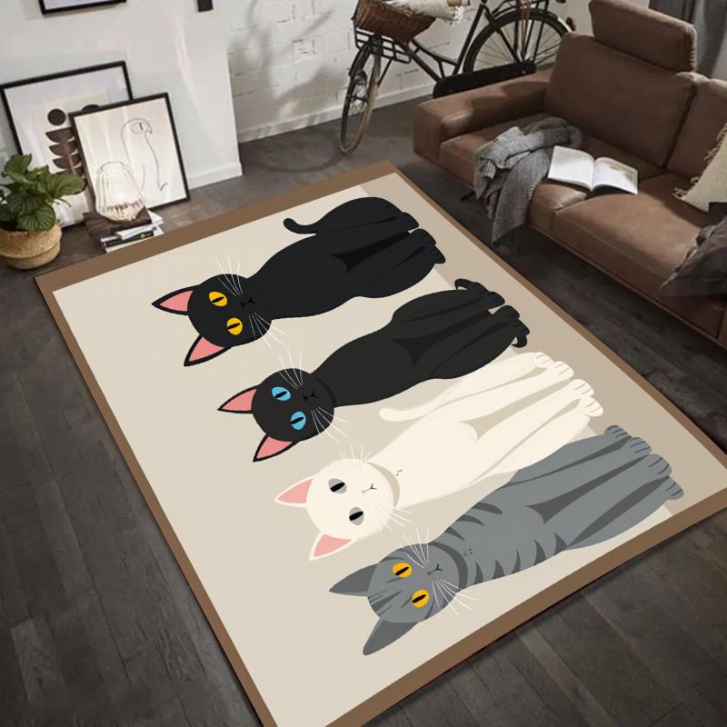 Four Cats Rug Nordic Minimalist Entryway Doormat NonSlip Easy Clean Kawaii Decor Carpet for Living Room Bedroom Pet Friendly 40X60cm
Four Cats Rug Nordic Minimalist Entryway Doormat NonSlip Easy Clean Kawaii Decor Carpet for Living Room Bedroom Pet Friendly 40X60cm