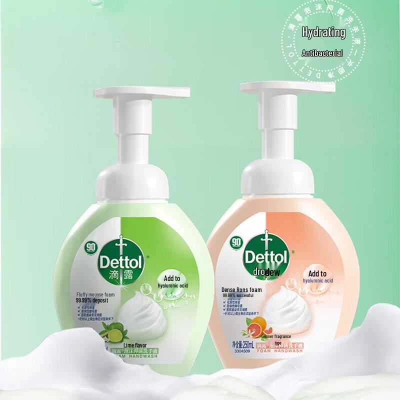 Dettol Foaming Hand Wash Duo Pack
Dettol Foaming Hand Wash Duo Pack