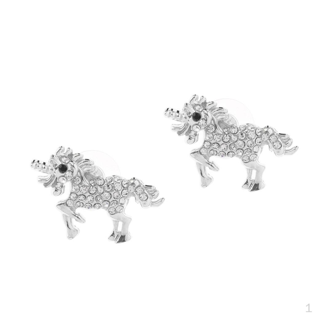 Ear Stub Horse Shape Earrings Decoration Novelty Gift White Gold
Ear Stub Horse Shape Earrings Decoration Novelty Gift White Gold