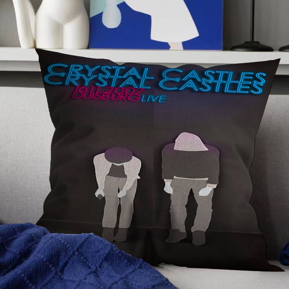 Poster Band CCrystal Castles Cushion Cover Polyester Sofa Cushions Decorative Throw Pillows Home Decoration Pillowcover 30X30cm
Poster Band CCrystal Castles Cushion Cover Polyester Sofa Cushions Decorative Throw Pillows Home Decoration Pillowcover 30X30cm