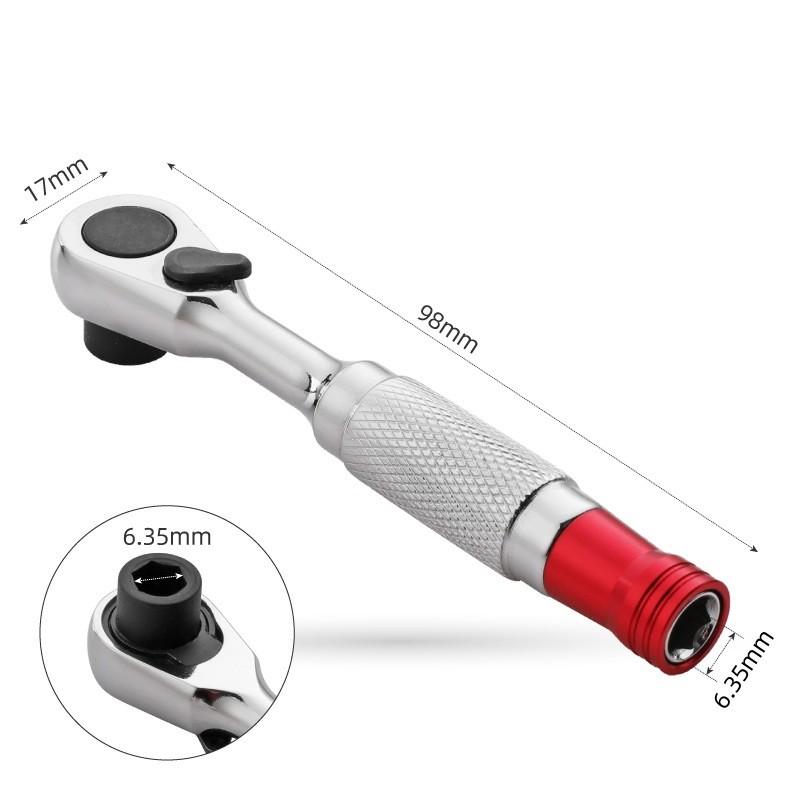 1/4 inch Ratchet Wrench Built for High Frequency Use in Repair Shops
1/4 inch Ratchet Wrench Built for High Frequency Use in Repair Shops