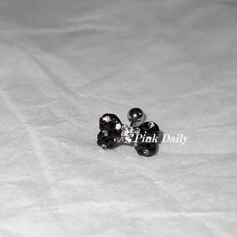 Color full diamond bow stud female niche design Spice girl super flash cochlear stud
Color full diamond bow stud female niche design Spice girl super flash cochlear stud