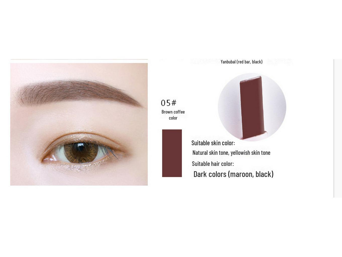 Карандаш для бровей с градиентным цветом для начинающих: Не выцветает, не размазывается, двухсторонняя насадка для прямых бровей null темный кофе
Карандаш для бровей с градиентным цветом для начинающих: Не выцветает, не размазывается, двухсторонняя насадка для прямых бровей null темный кофе