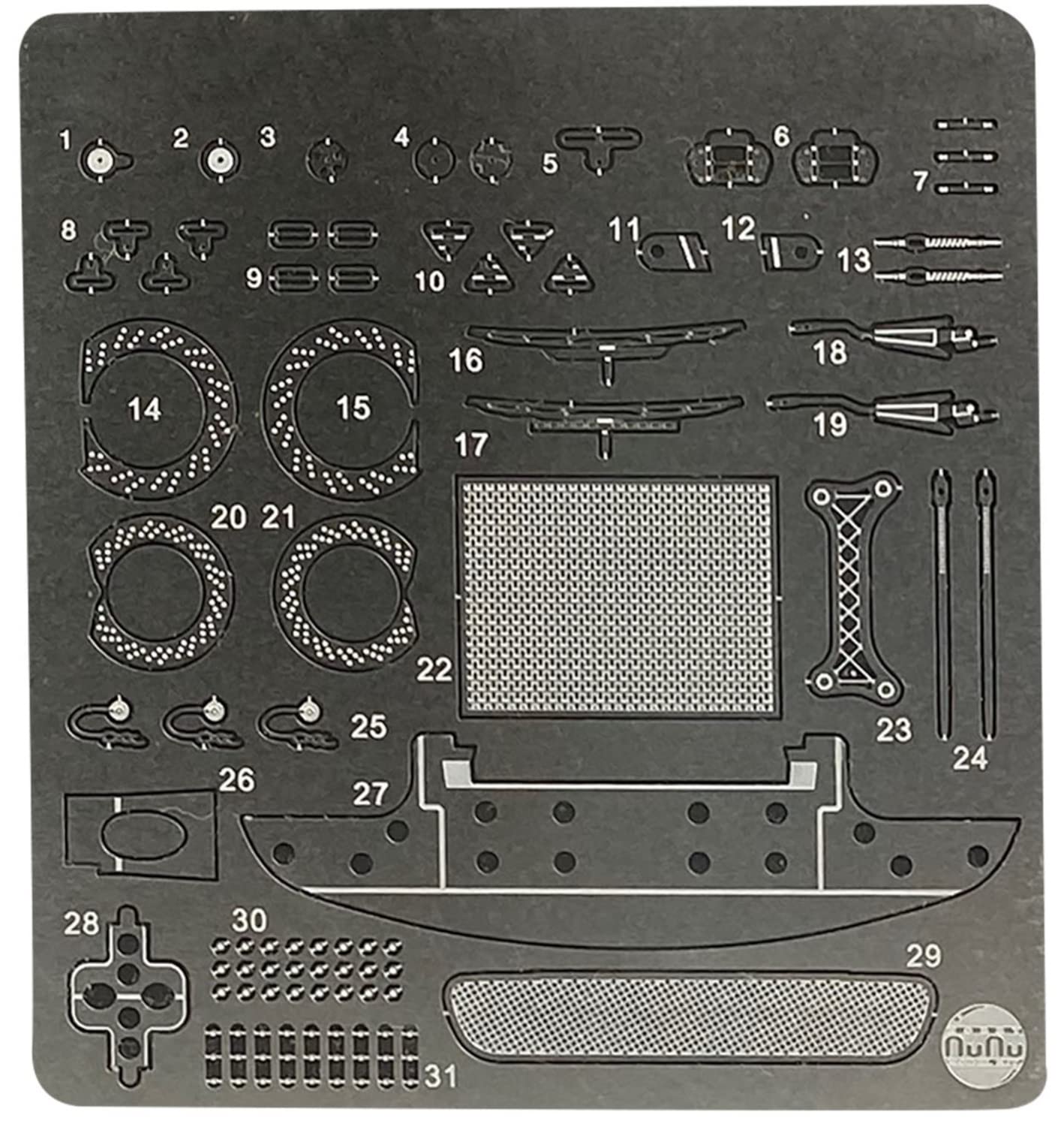 Гоночная серия BMW 320i Super Production 2001 Macau Gear Race Winner Detail Up Parts Пластиковые детали для модели NE24041 Platz/NuNu 1/24
Гоночная серия BMW 320i Super Production 2001 Macau Gear Race Winner Detail Up Parts Пластиковые детали для модели NE24041 Platz/NuNu 1/24