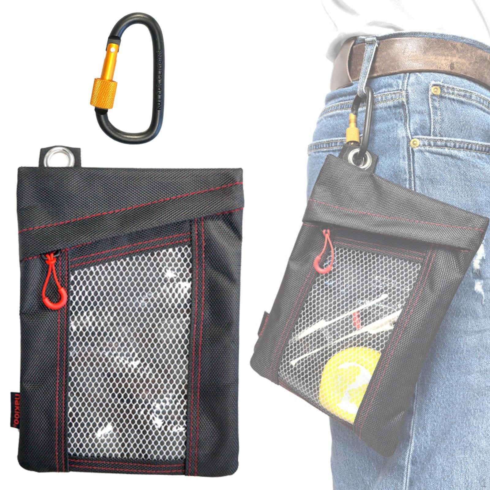 Tool Pouch Zipper Bag with Climbing Buckle Fastener Portable Small for Electrician Travel
Tool Pouch Zipper Bag with Climbing Buckle Fastener Portable Small for Electrician Travel