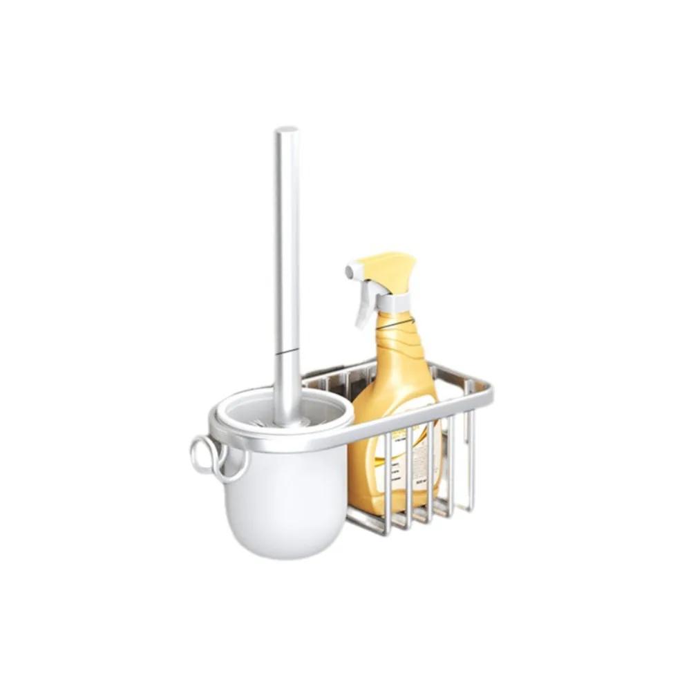 Rustproof Toilet Brush Holder Nail Free Installation with Hook Wall-Mounted Toilet Brush Hygienic Cleaning Toilet Brush Hotel білий
Rustproof Toilet Brush Holder Nail Free Installation with Hook Wall-Mounted Toilet Brush Hygienic Cleaning Toilet Brush Hotel білий