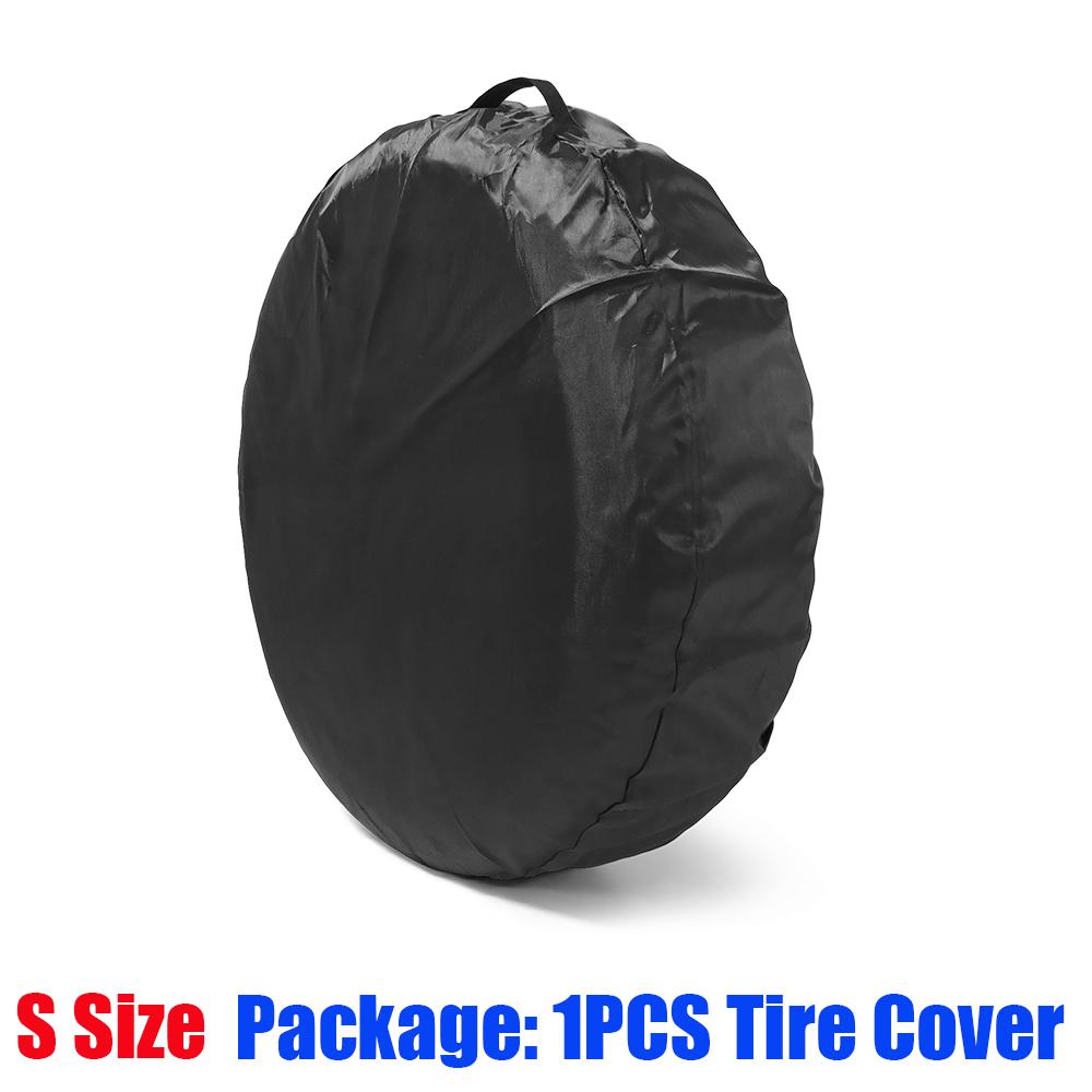 ZMFJH 1PCS 13-23 Car Spare Tire Cover Case Polyester Tire Cover Storage Bags Vehicle Tyre Snowproof Dustproof Protector Styling S size
ZMFJH 1PCS 13-23 Car Spare Tire Cover Case Polyester Tire Cover Storage Bags Vehicle Tyre Snowproof Dustproof Protector Styling S size