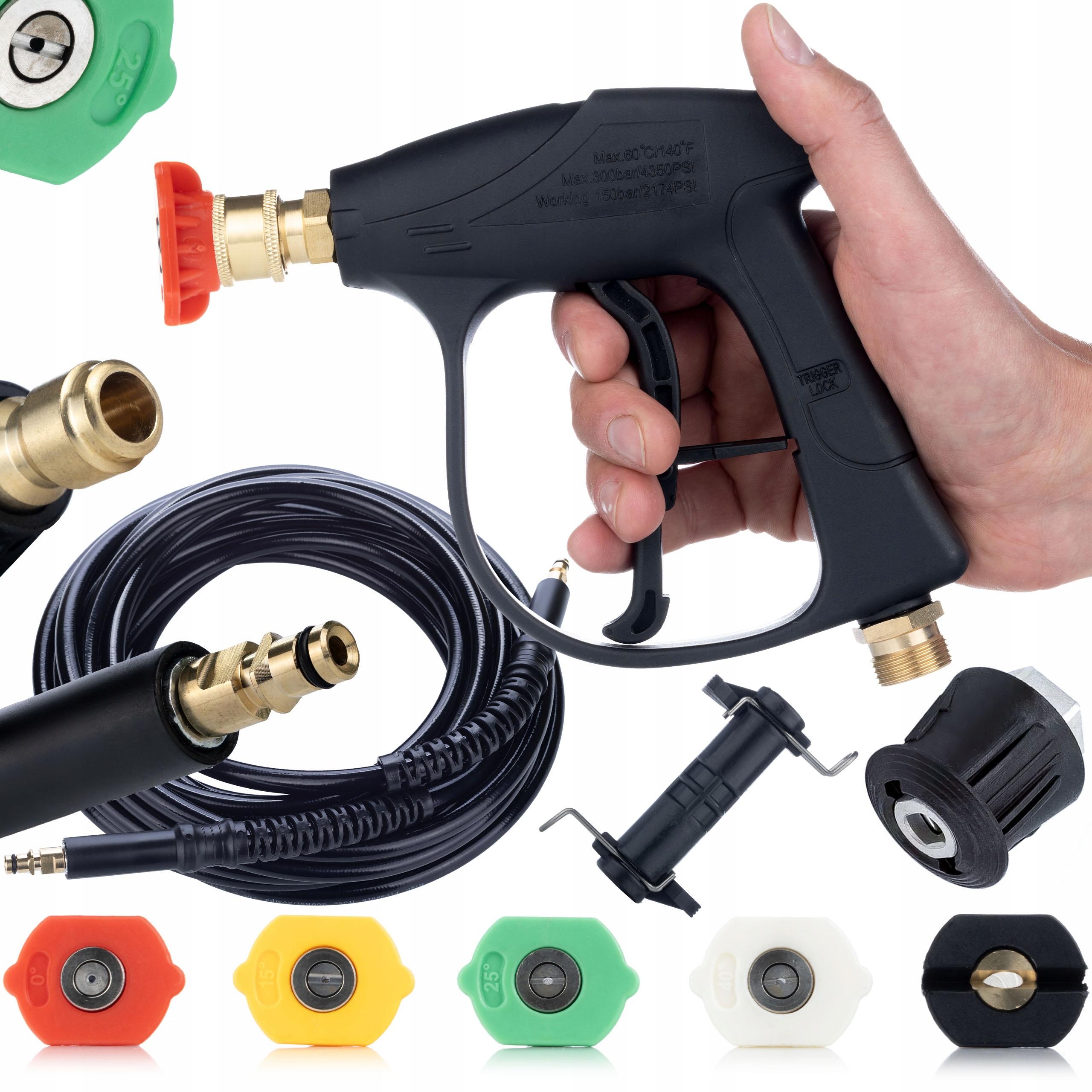 Rosfix Karcher ProKit 8M – Набір для мийки високого тиску | Пістолет 300 Бар | 5 Насадок | Шланг 8 м Click-Click | Адаптер Click + M22
Rosfix Karcher ProKit 8M – Набір для мийки високого тиску | Пістолет 300 Бар | 5 Насадок | Шланг 8 м Click-Click | Адаптер Click + M22