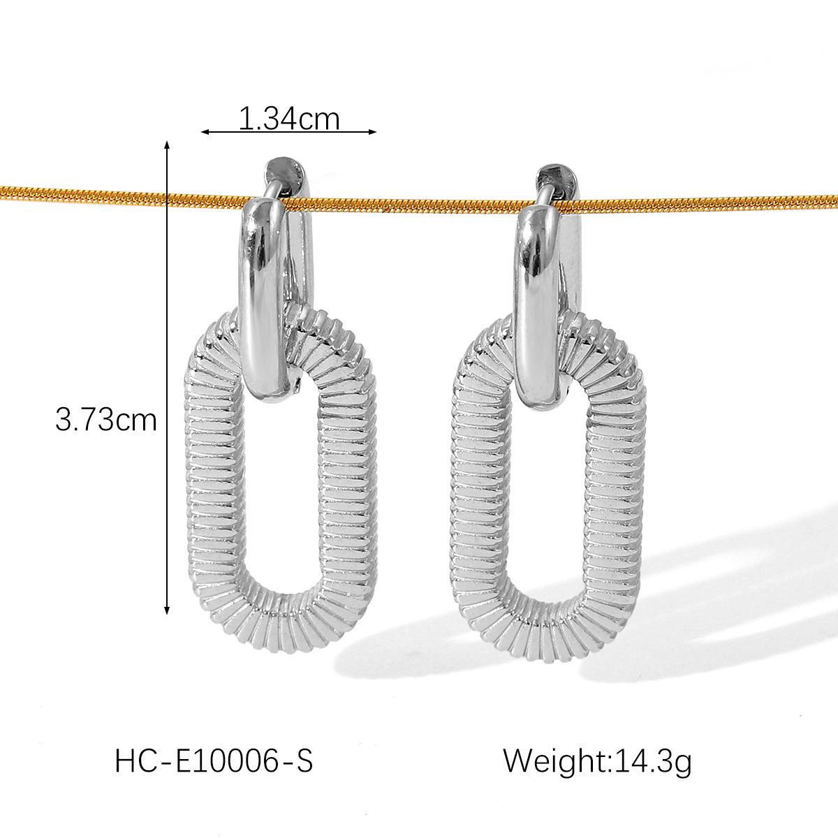 Fashionable Commuter Minimalist Titanium Steel Women s Earrings, Niche Textured Loop Pendant, Detachable Design Sense срібний
Fashionable Commuter Minimalist Titanium Steel Women s Earrings, Niche Textured Loop Pendant, Detachable Design Sense срібний