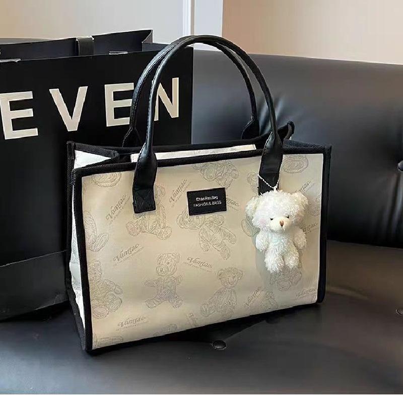 canvas large bag, new tote armpit bag, fashionable handbag, large-capacity outgoing bag. Upgrade + Lining Single Pack No Pendant
canvas large bag, new tote armpit bag, fashionable handbag, large-capacity outgoing bag. Upgrade + Lining Single Pack No Pendant
