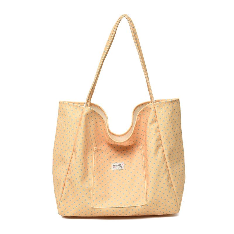 Large Capacity Canvas Tote Bag for Women Polka Dot Student School Commuting Korean Style Literary Shoulder Bag
Large Capacity Canvas Tote Bag for Women Polka Dot Student School Commuting Korean Style Literary Shoulder Bag