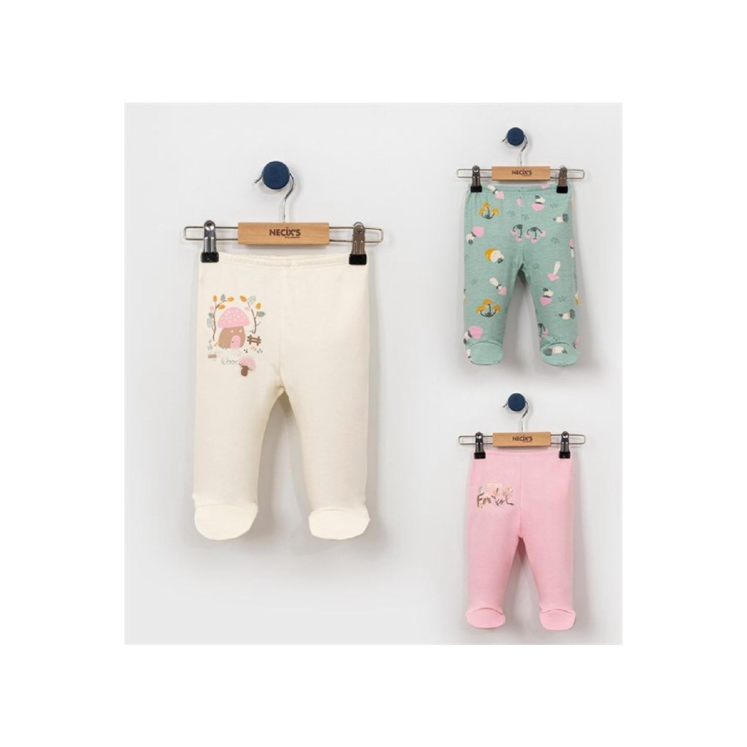 Пинетки для новорожденных, брюки, комплект из 3 предметов
Пинетки для новорожденных, брюки, комплект из 3 предметов