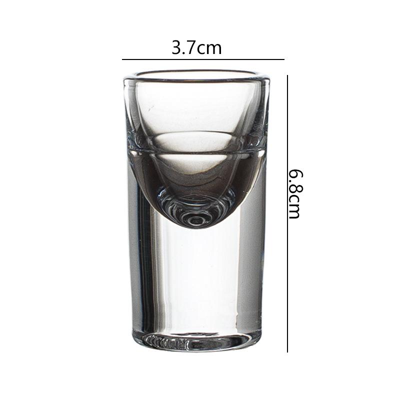 Набор из 6 шт. 15 мл Кружка для байцзю для вечеринки Прозрачный бокал для ликера Толстодонная рюмка для спиртных напитков Креативный набор рюмок-пулек Маленький бокал для вина 6pcs
Набор из 6 шт. 15 мл Кружка для байцзю для вечеринки Прозрачный бокал для ликера Толстодонная рюмка для спиртных напитков Креативный набор рюмок-пулек Маленький бокал для вина 6pcs