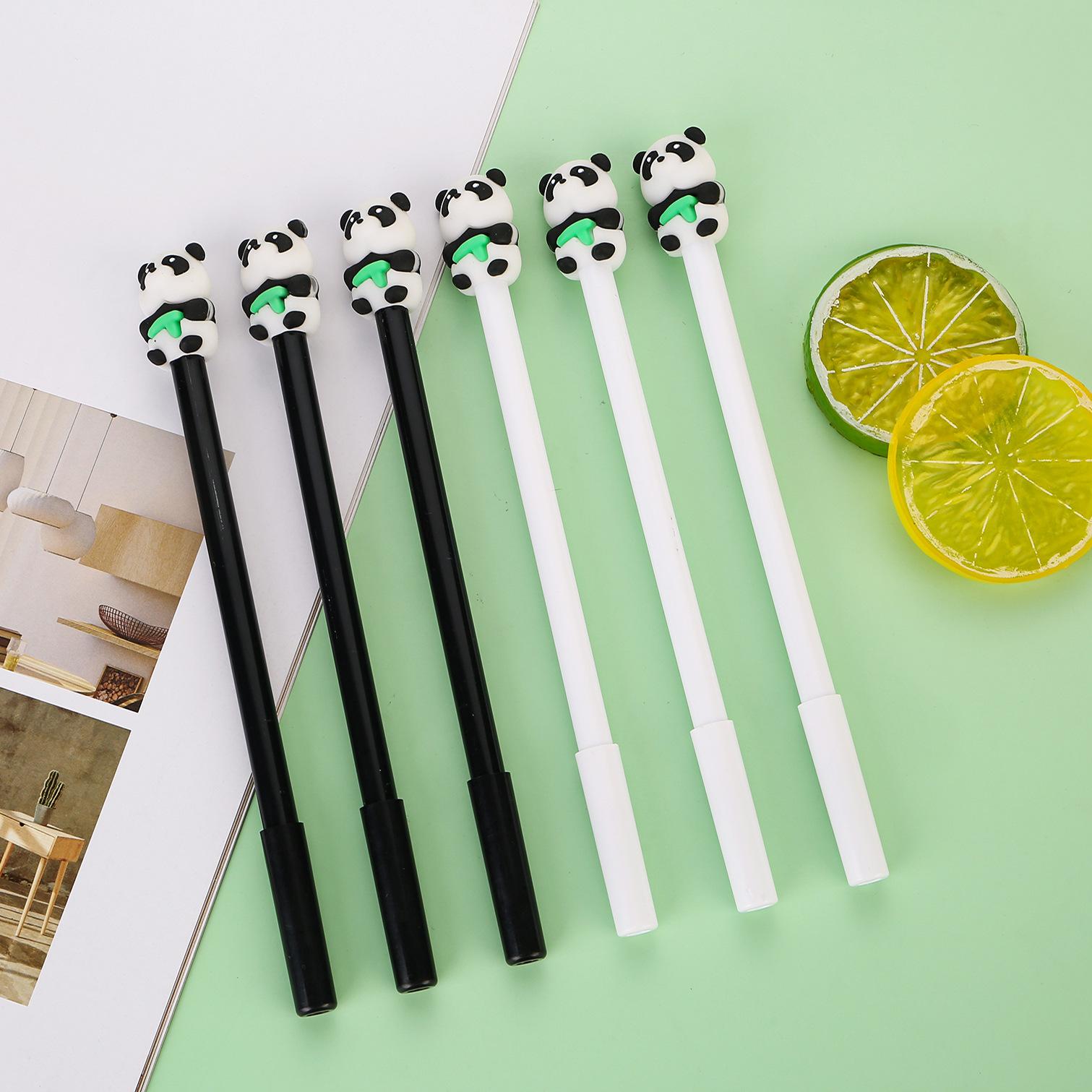 10Pcs/Lot Kawaii Cute Cartoon Panda Gel Pens 0.5mm Black Smooth Writing Pen Student Back to School Stationery Kids Supplies
10Pcs/Lot Kawaii Cute Cartoon Panda Gel Pens 0.5mm Black Smooth Writing Pen Student Back to School Stationery Kids Supplies