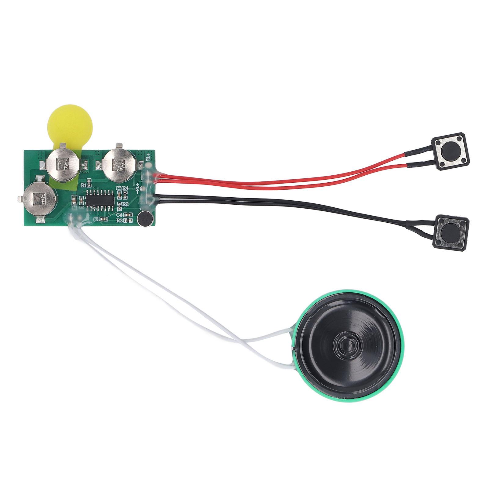 Voice Greeting Card Module 4 Minutes Loop Playback DIY Sound Voice Recording Module for Crafts Toy
Voice Greeting Card Module 4 Minutes Loop Playback DIY Sound Voice Recording Module for Crafts Toy