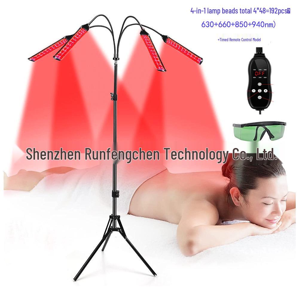 Регулируемая 4-головочная 420 светодиодная телескопическая лампа для красной светотерапии с пультом дистанционного управления 420 LEDs + Tripod + EU Plug + Timer + Remote чёрный
Регулируемая 4-головочная 420 светодиодная телескопическая лампа для красной светотерапии с пультом дистанционного управления 420 LEDs + Tripod + EU Plug + Timer + Remote чёрный