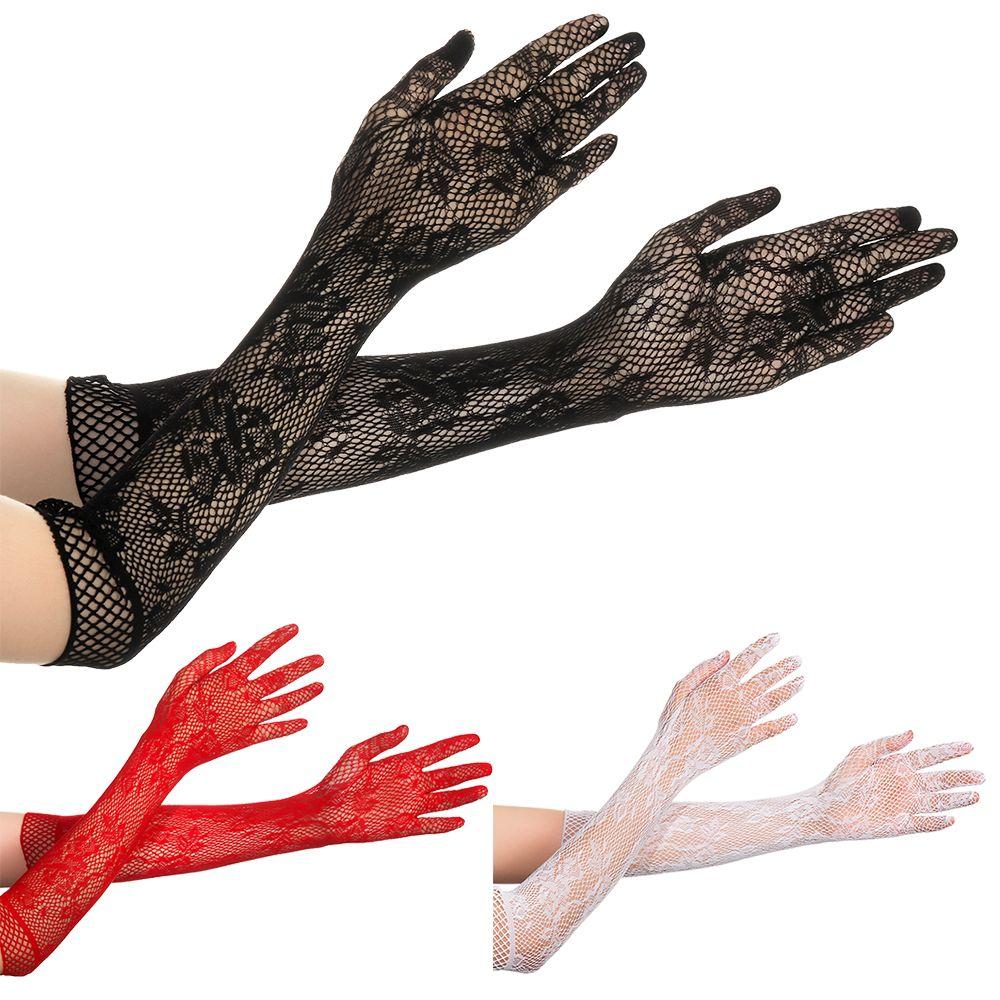 3Pairs Sexy Long Stretchy Christmas Halloween Gloves Fancy Dress Gothic Punk Mittens Lace Gloves
3Pairs Sexy Long Stretchy Christmas Halloween Gloves Fancy Dress Gothic Punk Mittens Lace Gloves