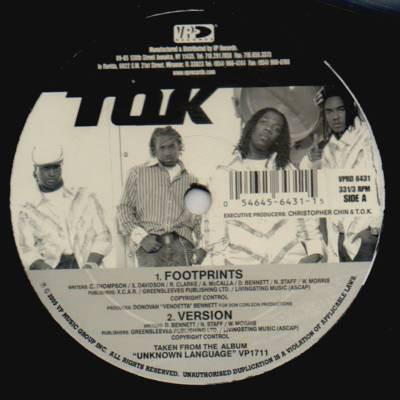 12inch Record T.O.K. - Footprints / Hey Ladies VPRD6431 VP Records 2005 US Reggae, Ska & Dub Used
12inch Record T.O.K. - Footprints / Hey Ladies VPRD6431 VP Records 2005 US Reggae, Ska & Dub Used