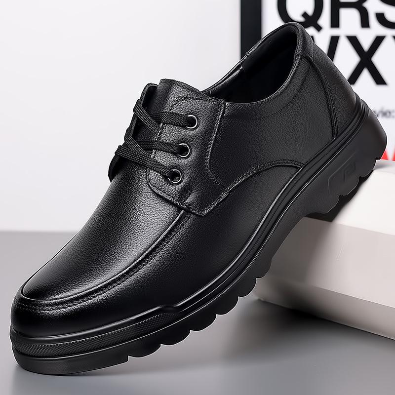 Woodpecker Men s Fleece-lined Leather Shoes - Genuine Leather, Soft Sole, Lightweight, Non-slip, Business Casual, Autumn/Winter Footwear. 43
Woodpecker Men s Fleece-lined Leather Shoes - Genuine Leather, Soft Sole, Lightweight, Non-slip, Business Casual, Autumn/Winter Footwear. 43