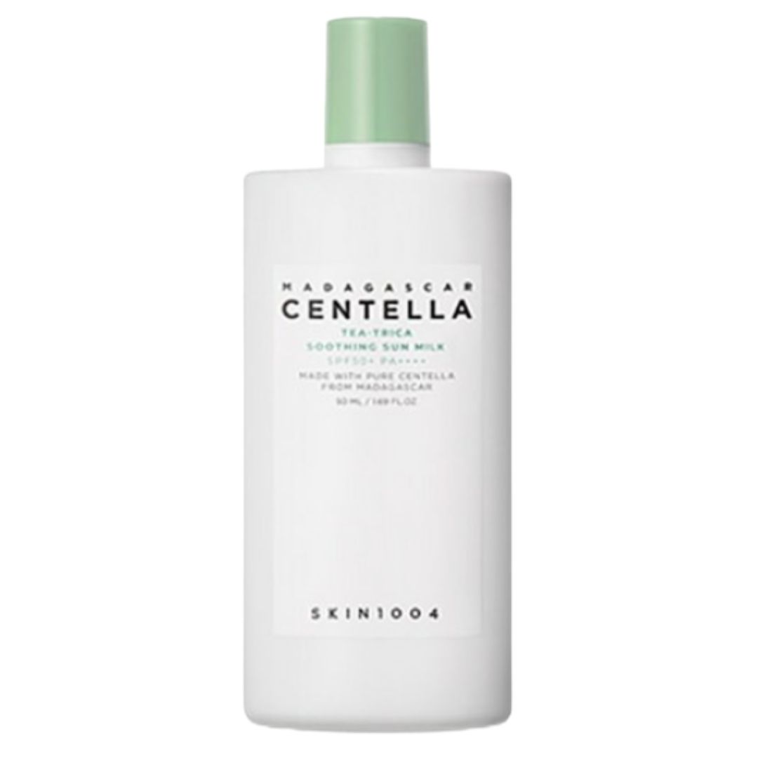 SKIN1004 Madagascar Centella Tea Tree Soothing Sun Milk SPF50+ PA++++ Broad Spectrum Sunscreen 50ml
SKIN1004 Madagascar Centella Tea Tree Soothing Sun Milk SPF50+ PA++++ Broad Spectrum Sunscreen 50ml