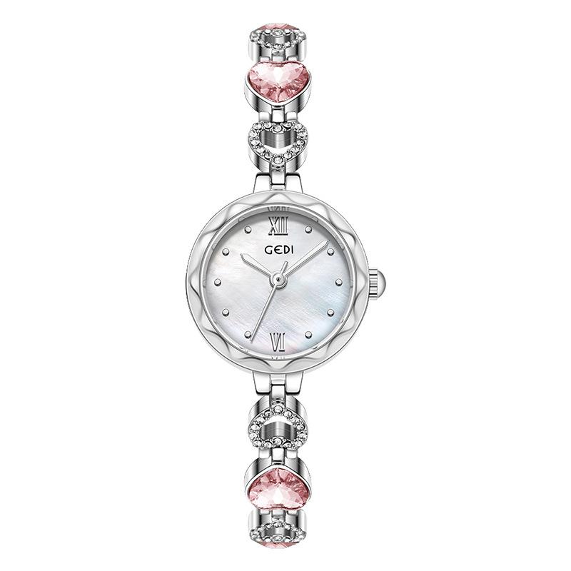 Retro Light Luxury Bracelet Watch Niche High-end Heart-shaped Rhinestone Light Luxury Temperament Quartz Watch
Retro Light Luxury Bracelet Watch Niche High-end Heart-shaped Rhinestone Light Luxury Temperament Quartz Watch