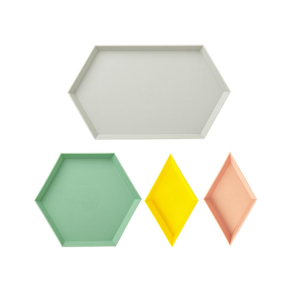 4Pcs/Set Colorful Geometric Shape Removable Fruit Plate for Desktop Storage Tray Color combination#1
4Pcs/Set Colorful Geometric Shape Removable Fruit Plate for Desktop Storage Tray Color combination#1