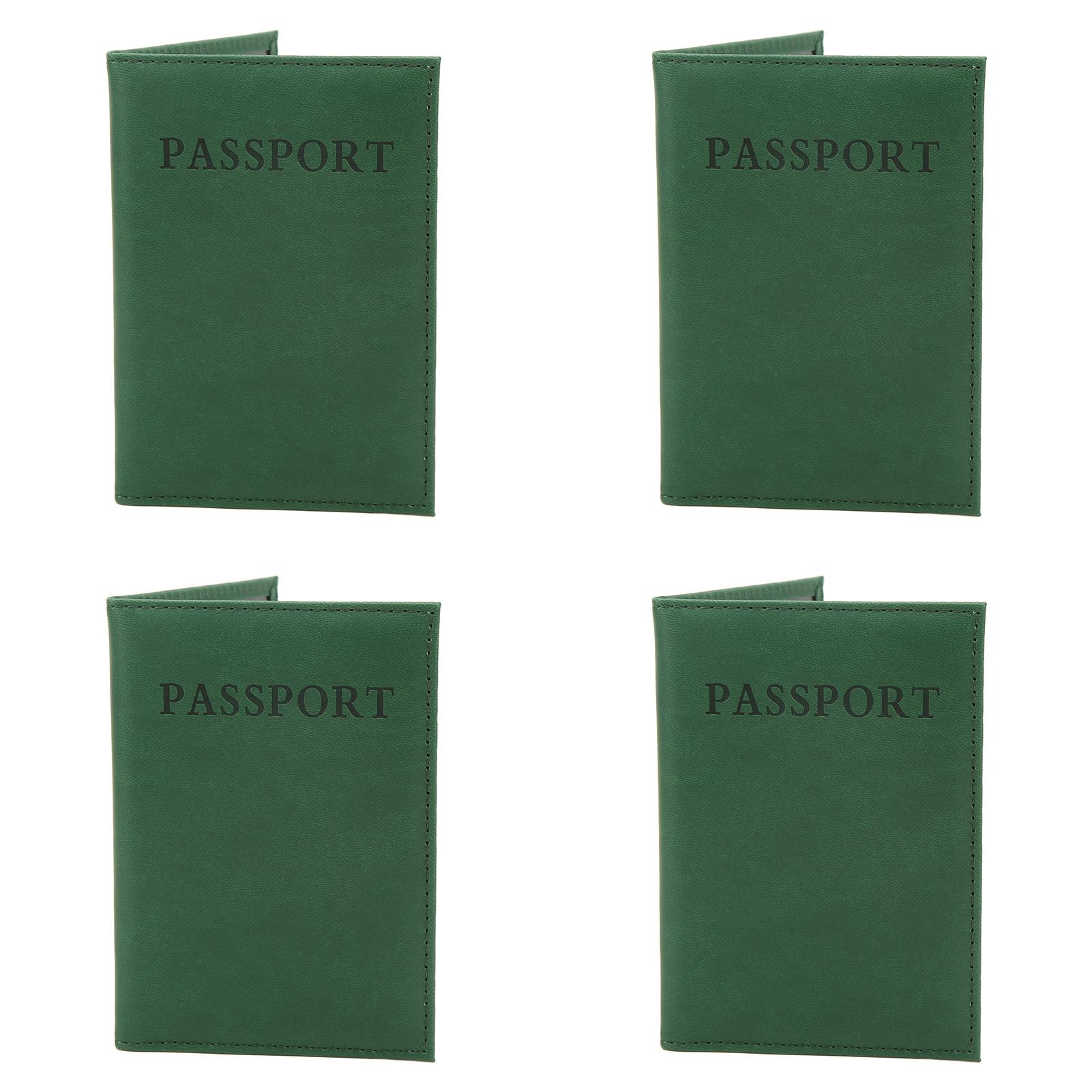 4 шт. Обложка для паспорта, изысканный мягкий водонепроницаемый чехол для паспорта из искусственной кожи, кошелек для хранения темно-зеленого
4 шт. Обложка для паспорта, изысканный мягкий водонепроницаемый чехол для паспорта из искусственной кожи, кошелек для хранения темно-зеленого