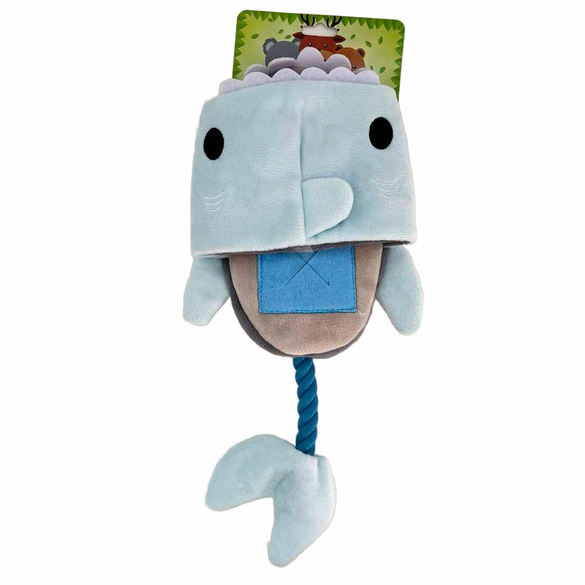 Shark & Crocodile Plush Pet Toys - Snuffle Slipper with Cotton Rope, Tug-of-War Chew Toy, Crinkle Paper Interactive Dog Cat синій
Shark & Crocodile Plush Pet Toys - Snuffle Slipper with Cotton Rope, Tug-of-War Chew Toy, Crinkle Paper Interactive Dog Cat синій