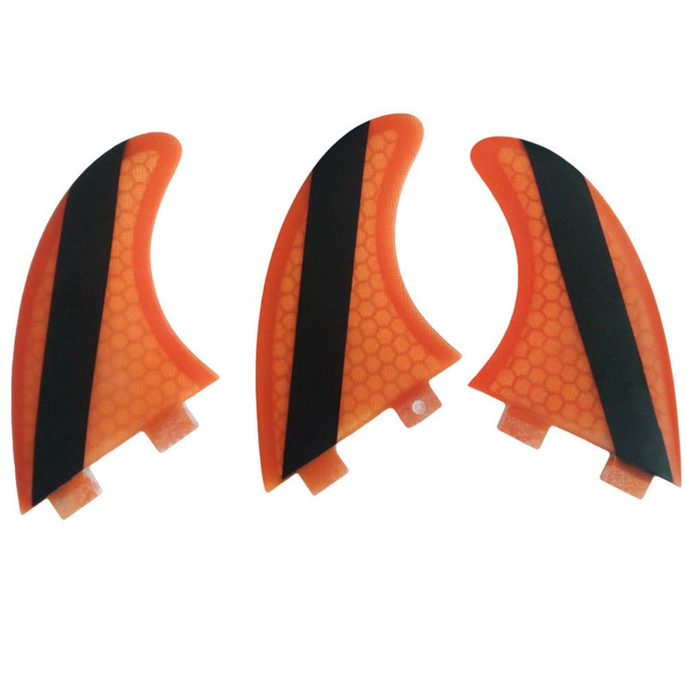 3 Pieces/set Surfboard Fin Set Fin Green Fiberglass Surfboard Fin Fins In Surfing Orange G5#1
3 Pieces/set Surfboard Fin Set Fin Green Fiberglass Surfboard Fin Fins In Surfing Orange G5#1