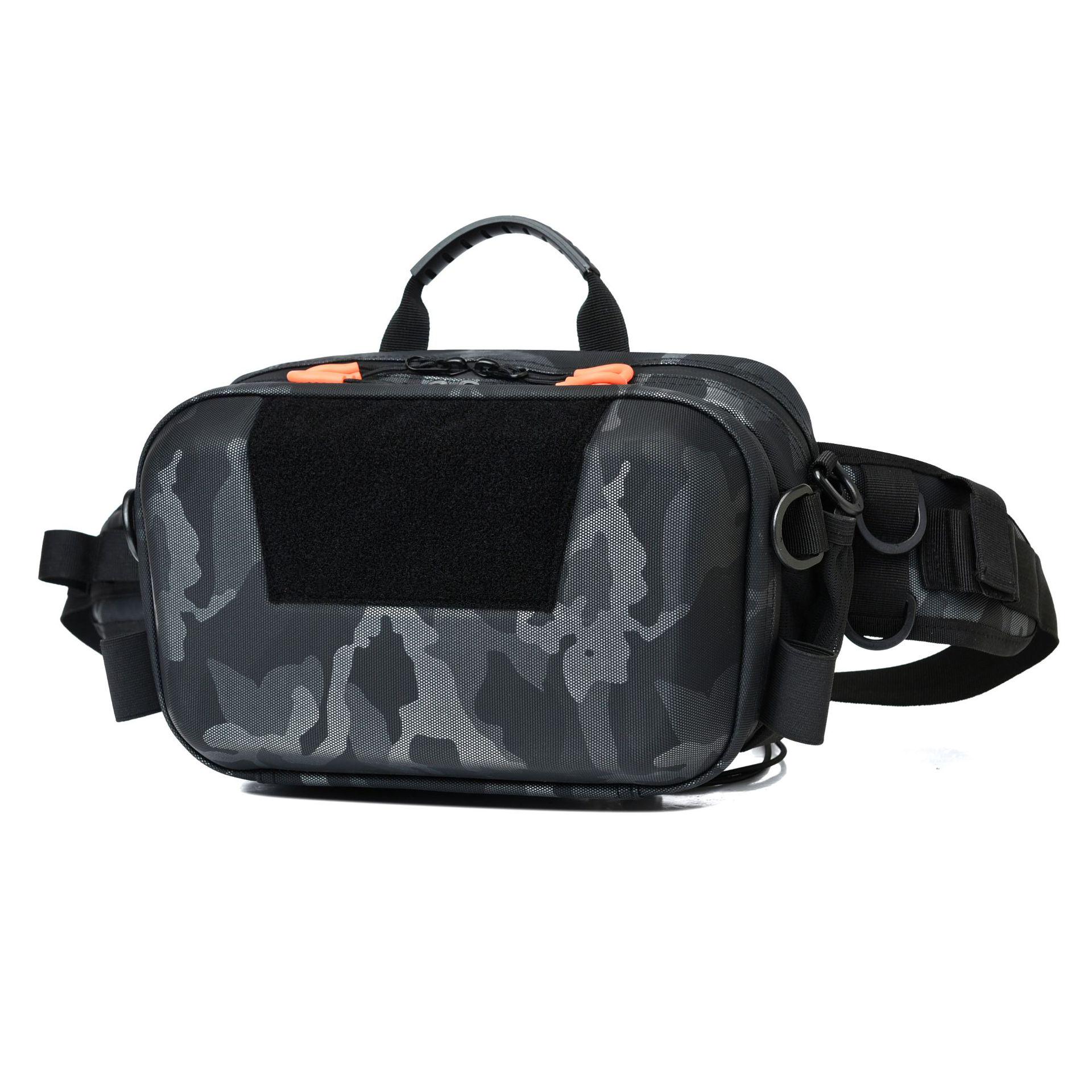 Water-Repellent Camouflage Fishing Crossbody Bag: Portable, Multi-Functional, Hard Shell Lure Storage, Single Shoulder, Waist Pack. Standard Edition
Water-Repellent Camouflage Fishing Crossbody Bag: Portable, Multi-Functional, Hard Shell Lure Storage, Single Shoulder, Waist Pack. Standard Edition