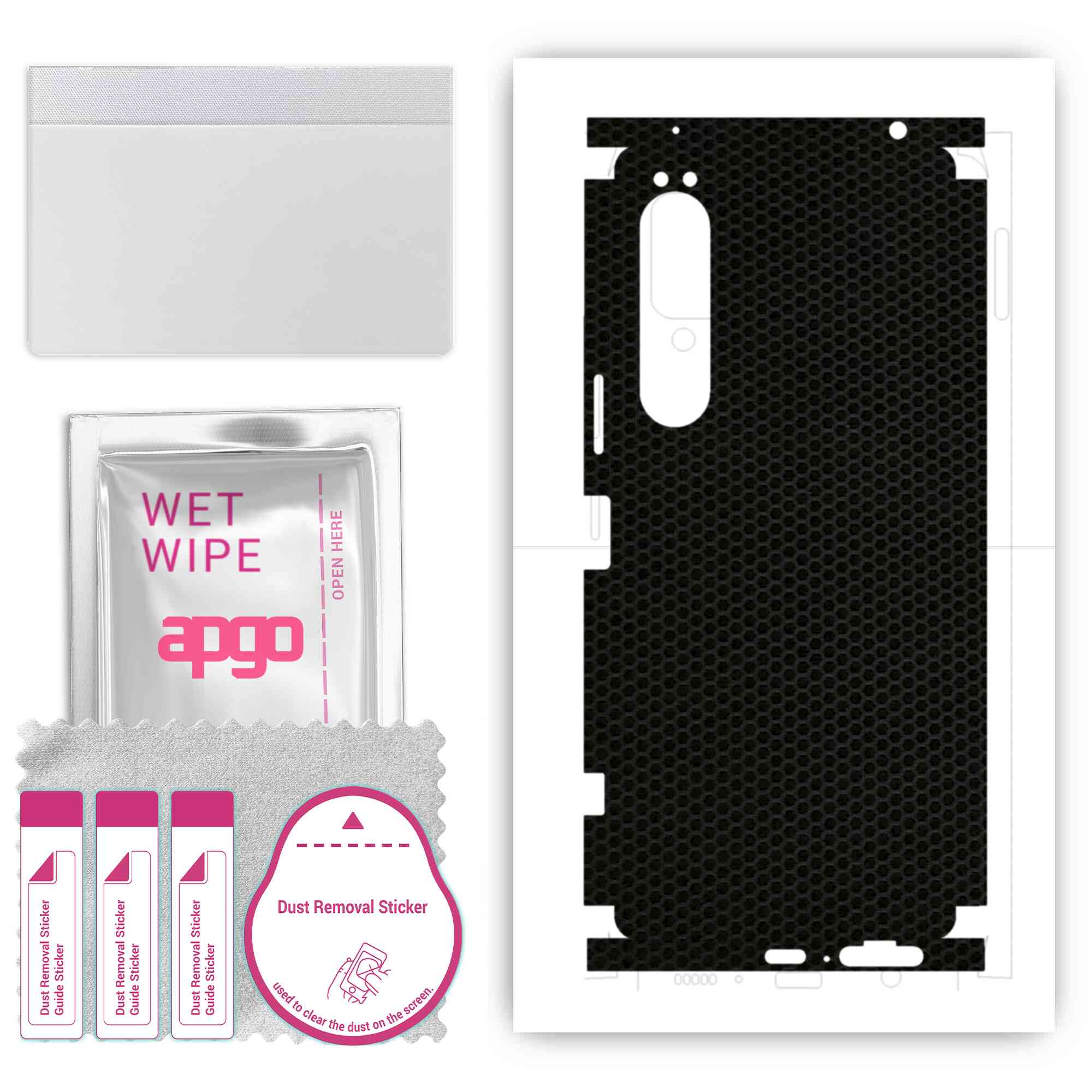 apgo Protective Skin Sticker for the back+sides compatible with Sony Xperia 1 IV, Full Wrap Film, Foil, Vinyl - Pattern Matrix
apgo Protective Skin Sticker for the back+sides compatible with Sony Xperia 1 IV, Full Wrap Film, Foil, Vinyl - Pattern Matrix