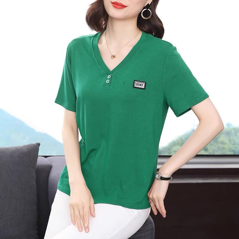 Short-sleeved t-shirt women s summer new loose-fitting meat-covering and thin V-neck shirt fashionable summer top M зелений
Short-sleeved t-shirt women s summer new loose-fitting meat-covering and thin V-neck shirt fashionable summer top M зелений