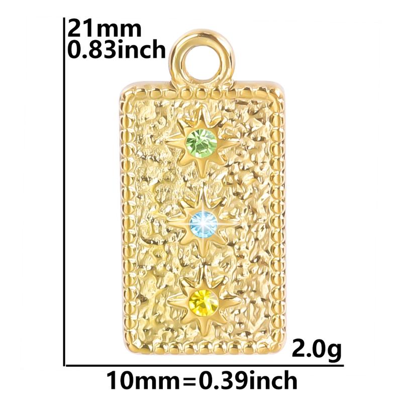 6pcs New Style Crystal Pendant Sea Turtle Music Note Evil Eye Stainless Steel Charms For Jewelry Making Bulk DIY Couple Pendant
6pcs New Style Crystal Pendant Sea Turtle Music Note Evil Eye Stainless Steel Charms For Jewelry Making Bulk DIY Couple Pendant