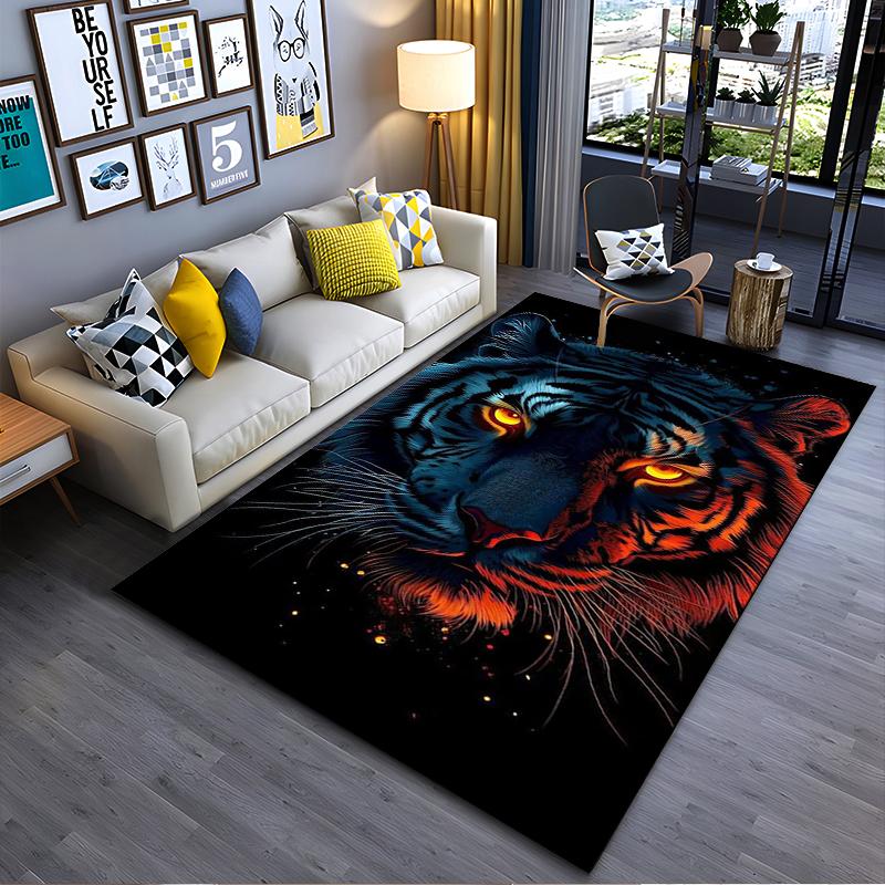 Fiery Glowing Tiger Print Soft Carpet for Living Room Decor Suitable for use as an anti-slip for living room bedroom sofas 40x60cm( 15x23in )
Fiery Glowing Tiger Print Soft Carpet for Living Room Decor Suitable for use as an anti-slip for living room bedroom sofas 40x60cm( 15x23in )