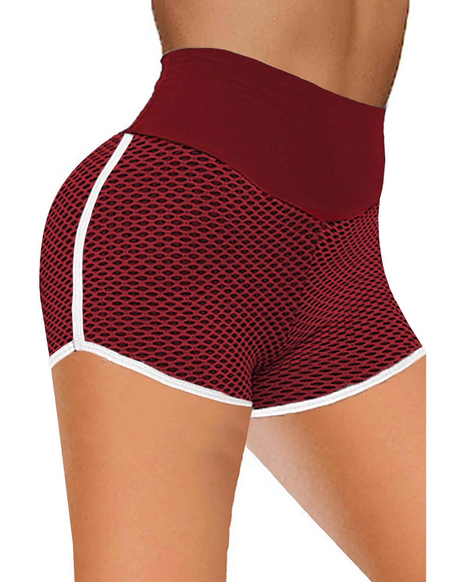 Azura Exchange Burgundy High Waist Honeycomb Contrast Stripes Butt Lifting Yoga Shorts XL красный
Azura Exchange Burgundy High Waist Honeycomb Contrast Stripes Butt Lifting Yoga Shorts XL красный
