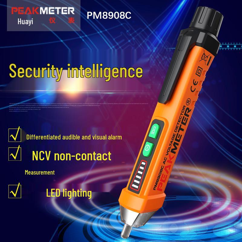 Huayi PM8908C Multifunctional Non-Contact Induction Voltage Tester
Huayi PM8908C Multifunctional Non-Contact Induction Voltage Tester