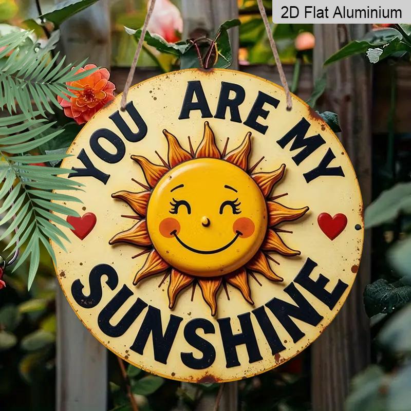 2D Flat Aluminum Design Featuring A Smiling Sun and Red Heart, Measuring 7.87 X 7.87 Inches. Perfect for Home Decor, Bedroom Decor, Bars, Kitchens 1pc
2D Flat Aluminum Design Featuring A Smiling Sun and Red Heart, Measuring 7.87 X 7.87 Inches. Perfect for Home Decor, Bedroom Decor, Bars, Kitchens 1pc