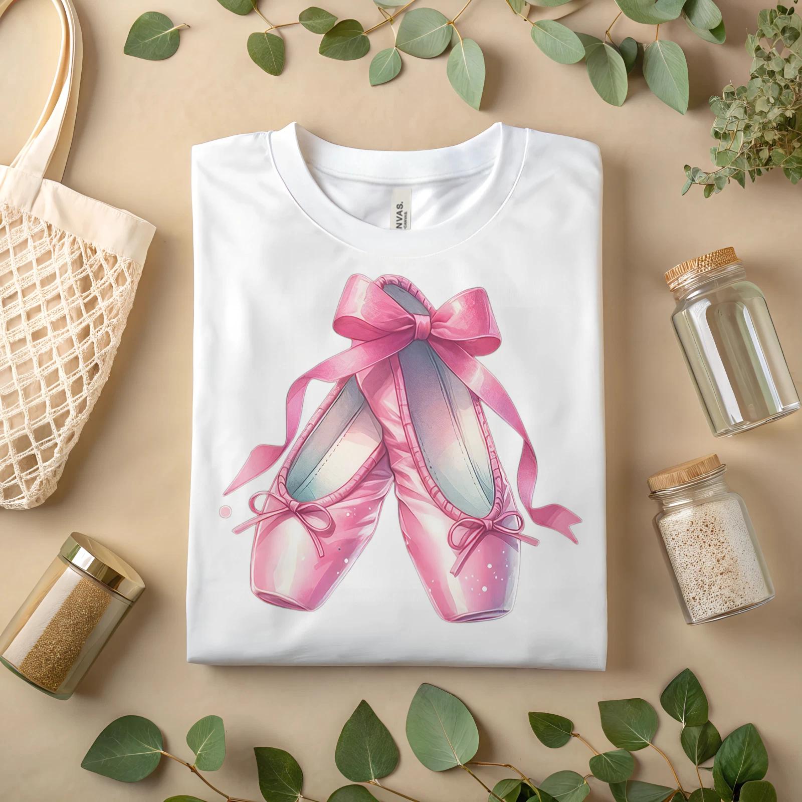 Pink Ballet Shoes Shirt – Elegant Dance Lover Graphic Tee for Ballerinas A428 S
Pink Ballet Shoes Shirt – Elegant Dance Lover Graphic Tee for Ballerinas A428 S