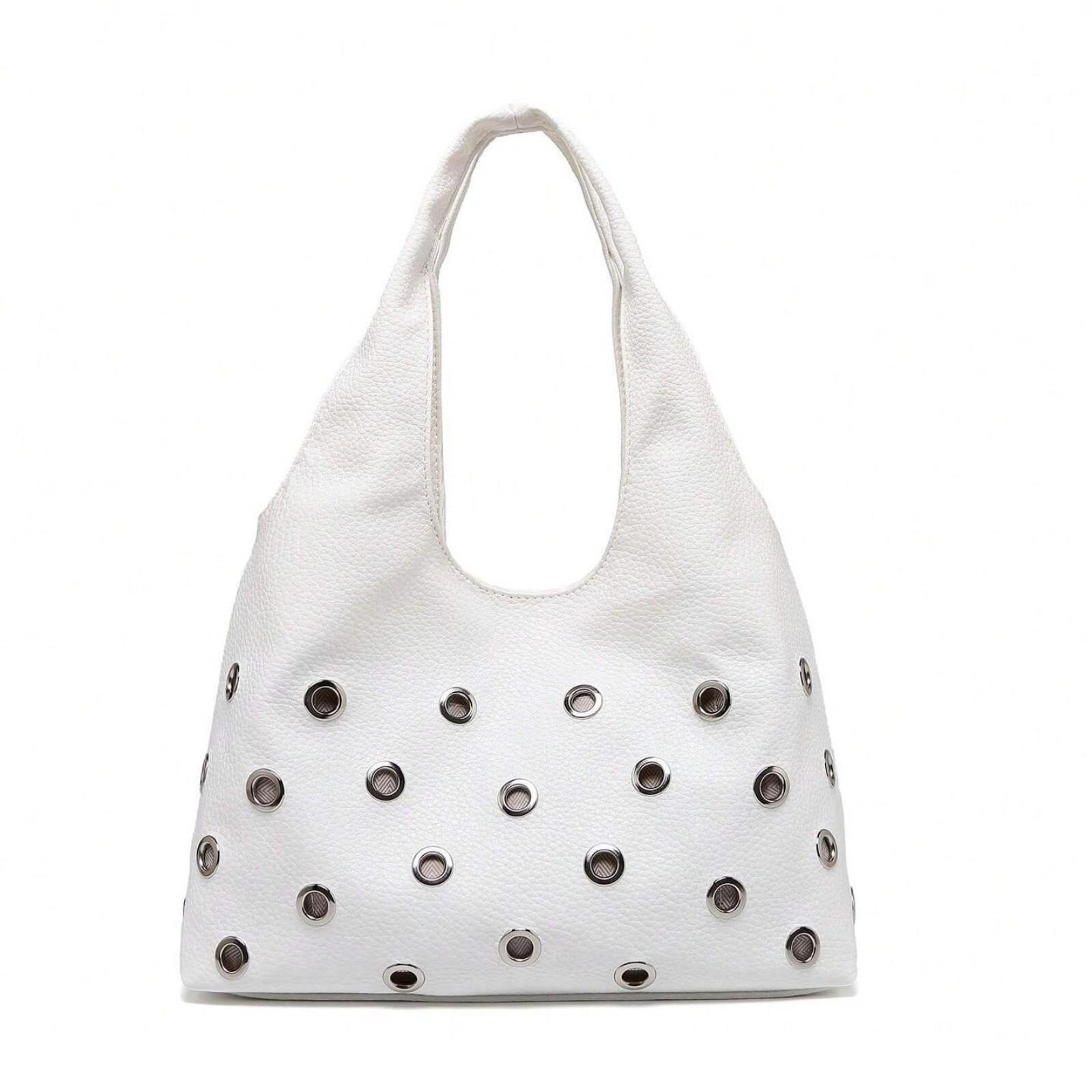 2025 Autumn New Vintage Rivets Velvet Shoulder Bag for Women High Quality Soft Pu Leather Handbag Versatile Shopper Purses
2025 Autumn New Vintage Rivets Velvet Shoulder Bag for Women High Quality Soft Pu Leather Handbag Versatile Shopper Purses