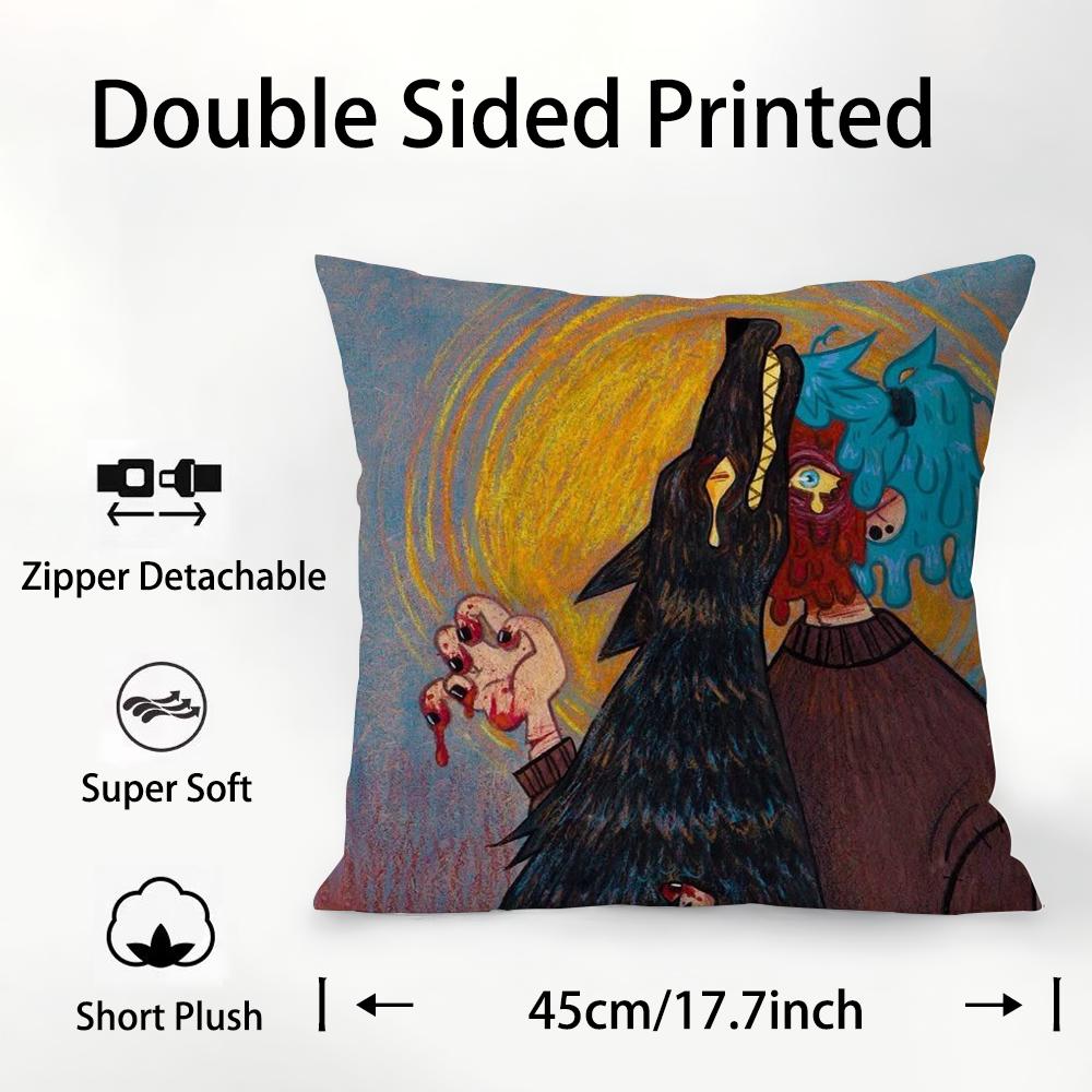 S-Sally Face Pillow Case Plush Fabric Soft Double Sided Print Sofa Cushion Cover Throw Pillow Covers 12x12Inch
S-Sally Face Pillow Case Plush Fabric Soft Double Sided Print Sofa Cushion Cover Throw Pillow Covers 12x12Inch