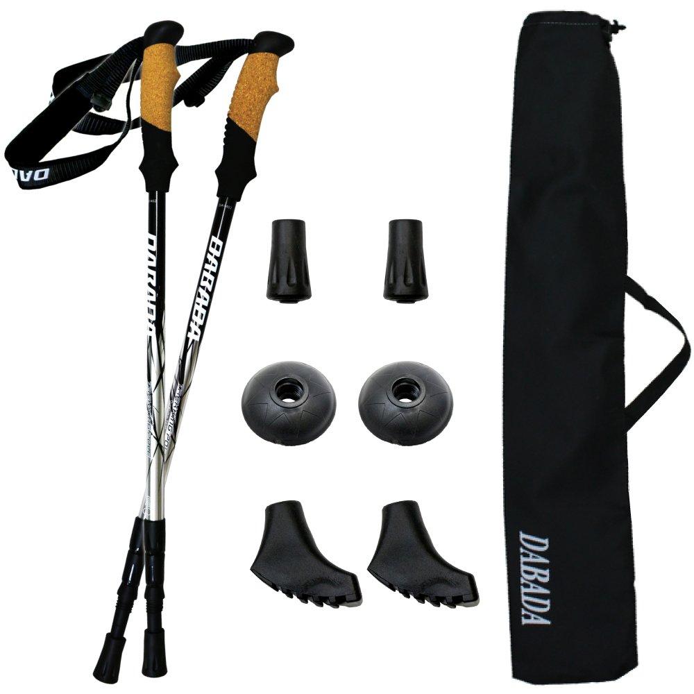 DABADA SG Approved Lightweight Aluminum Trekking Pole Set of 2 with Amazon Exclusive Kit and Function Compact Minimum Anti-Shock [Lightweight 220g,
DABADA SG Approved Lightweight Aluminum Trekking Pole Set of 2 with Amazon Exclusive Kit and Function Compact Minimum Anti-Shock [Lightweight 220g,