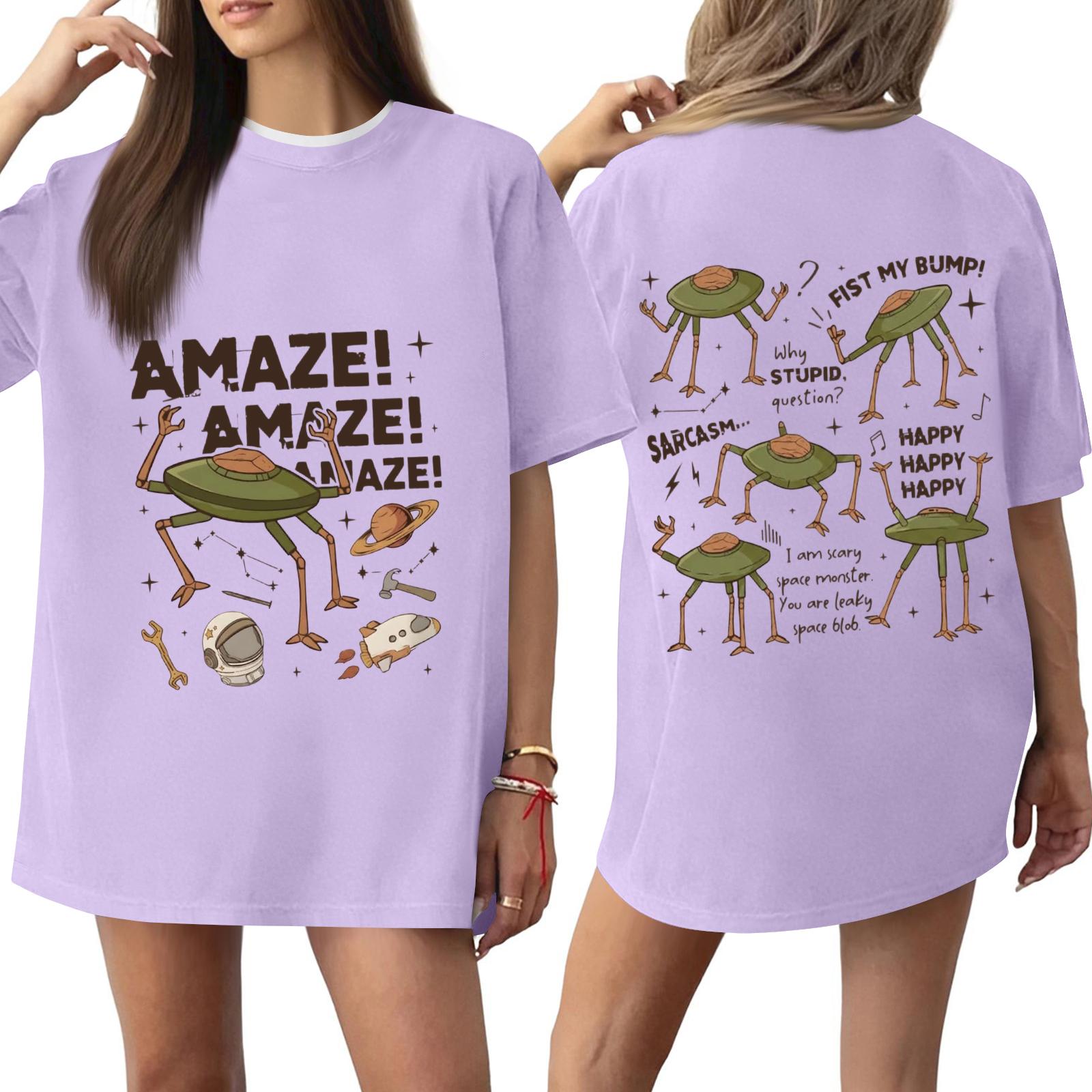 Women s Casual Printed T-Shirt Round Neck Pullover Short Sleeve Top XL фіолетовий
Women s Casual Printed T-Shirt Round Neck Pullover Short Sleeve Top XL фіолетовий
