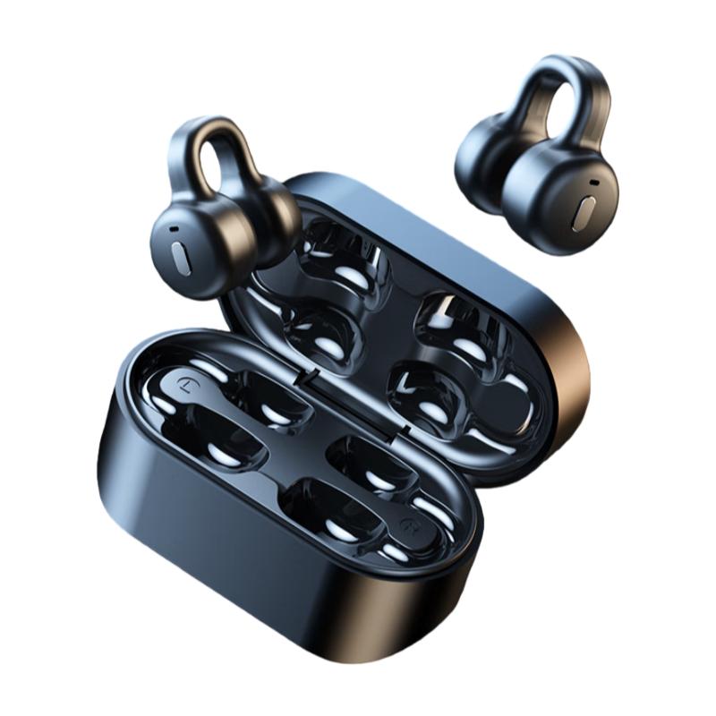 Chuan Gu Wireless Bone Conduction Concept Bluetooth Headphones, Clip-On Style, Not In-Ear, Ultra-Long Battery Life, Black чорний
Chuan Gu Wireless Bone Conduction Concept Bluetooth Headphones, Clip-On Style, Not In-Ear, Ultra-Long Battery Life, Black чорний