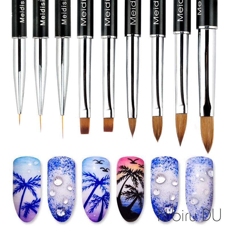 Кисть для ногтей Nibiru DU, 1 шт., съемная соболья кисть для рисования, колонка, акриловая кисть для рисования, черная стальная ручка с узором, инструмент для дизайна ногтей
Кисть для ногтей Nibiru DU, 1 шт., съемная соболья кисть для рисования, колонка, акриловая кисть для рисования, черная стальная ручка с узором, инструмент для дизайна ногтей