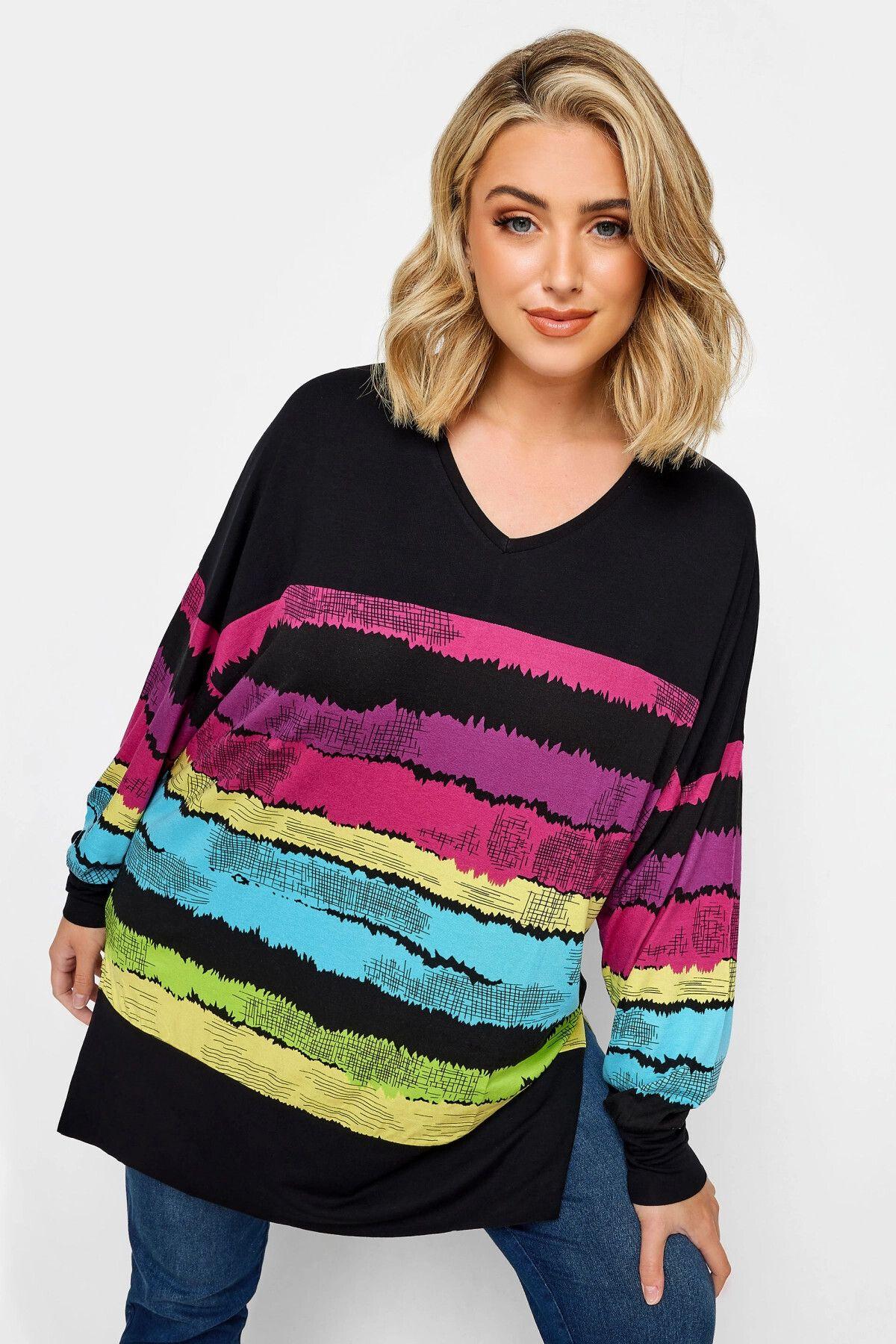 Women s Big Size Blouse Plus Size V-Neck Striped Long Sleeve Blouse with Slits on the Sides 302014 4XL
Women s Big Size Blouse Plus Size V-Neck Striped Long Sleeve Blouse with Slits on the Sides 302014 4XL