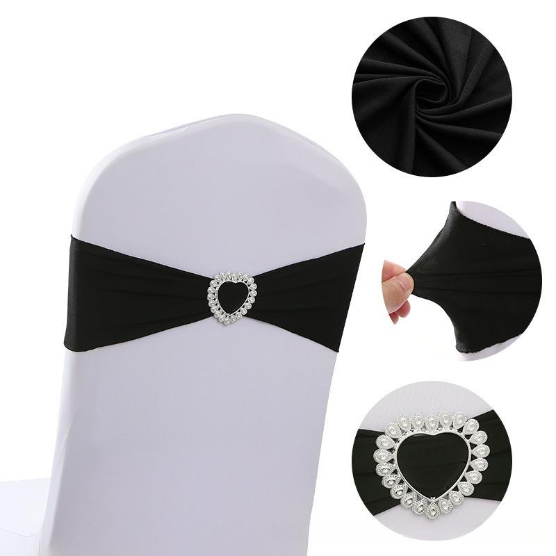 10/50/100PCS Universal Elastic Chair Sashes with Heart Buckle Bow No-Tie Ribbon Ties for Wedding Party Banquet Hotel Home Event 10PCS чорний
10/50/100PCS Universal Elastic Chair Sashes with Heart Buckle Bow No-Tie Ribbon Ties for Wedding Party Banquet Hotel Home Event 10PCS чорний