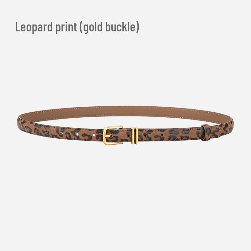 Женский кожаный ремень с леопардовым принтом и пряжкой-штифтом из сплава - Модный, универсальный модный аксессуар 105 cm
Женский кожаный ремень с леопардовым принтом и пряжкой-штифтом из сплава - Модный, универсальный модный аксессуар 105 cm